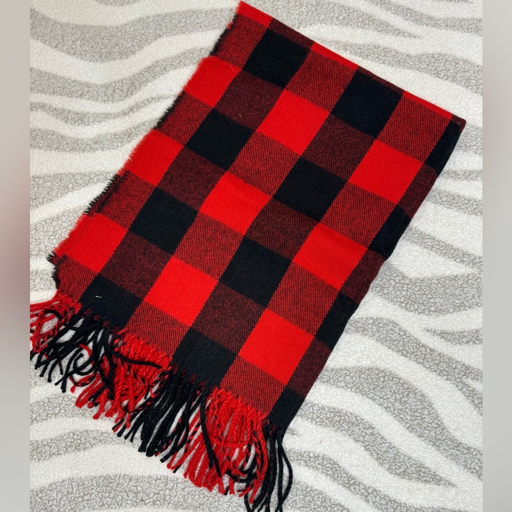 Plaid Blanket Scarf || OS